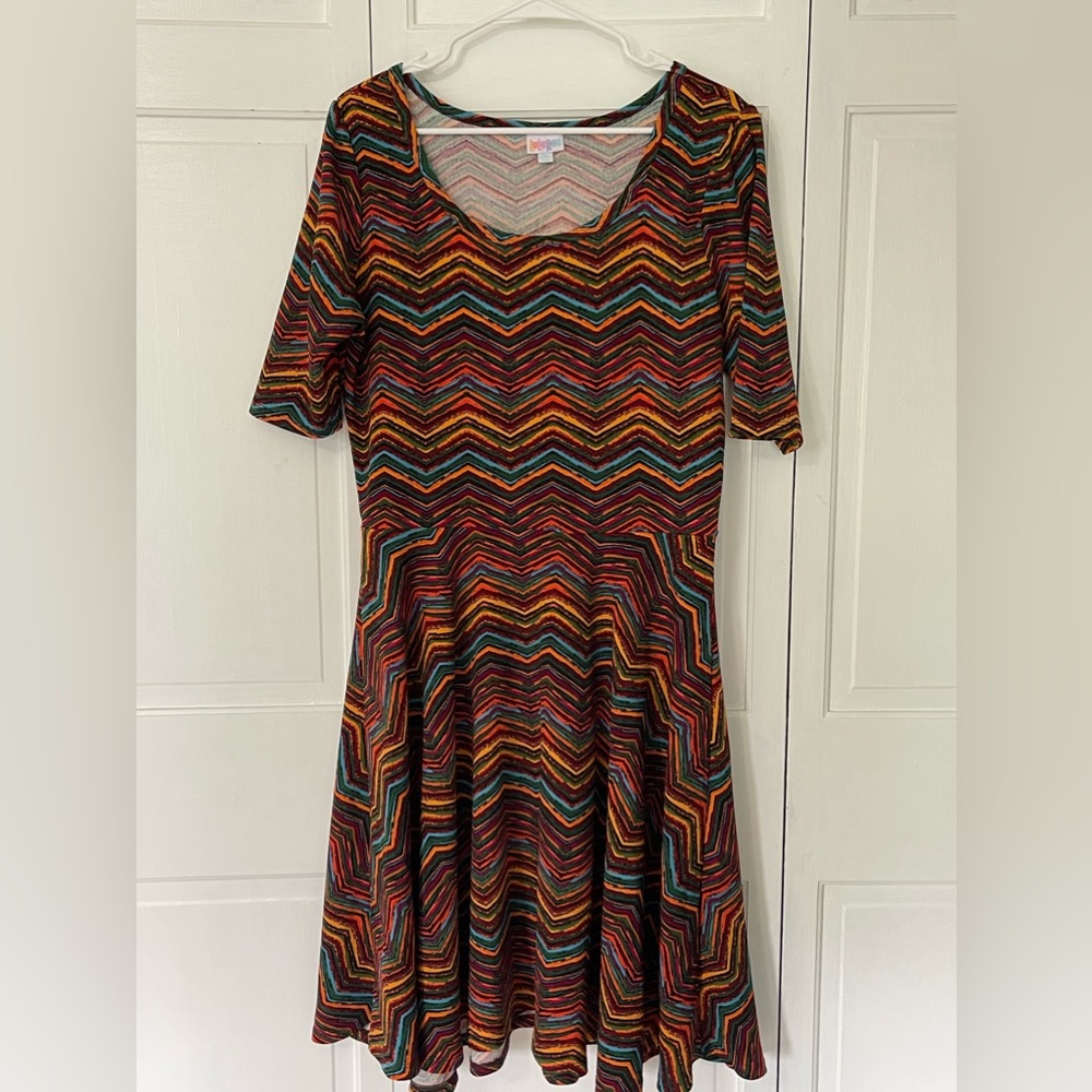 LuLaRoe Nicole Summer Dress 2XL